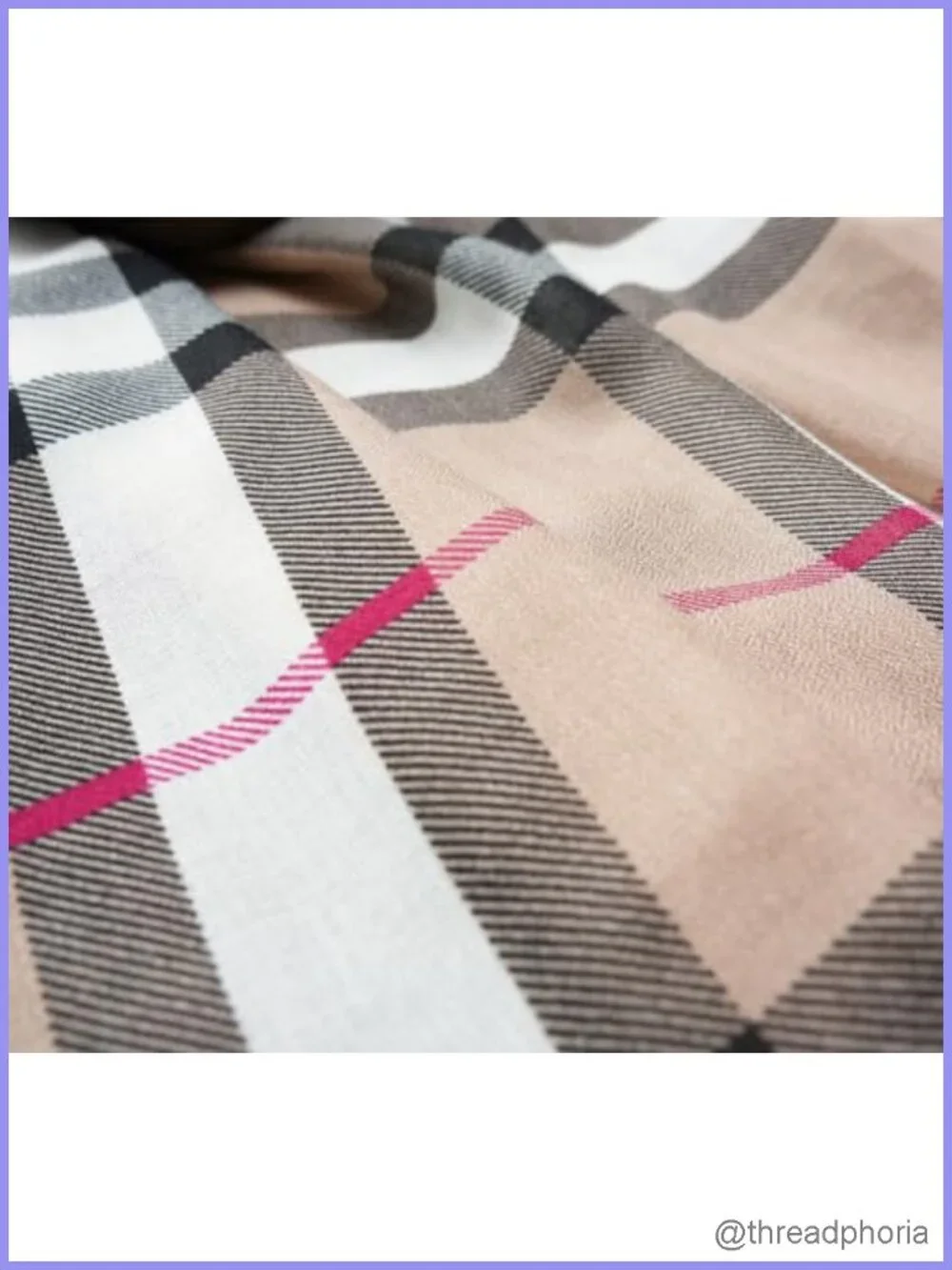 Lightweight Polyester Fashion Scarf Wrap Shawl Plaid Scarf